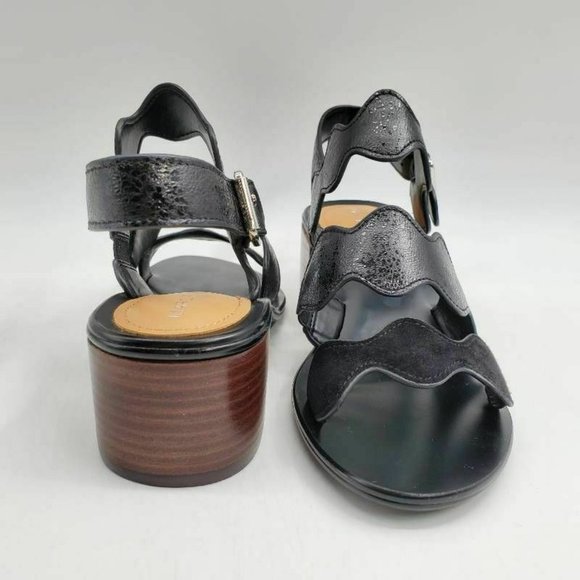 Marc Fisher Omalla Strappy Sandals Black 5.5 New - Picture 3 of 10